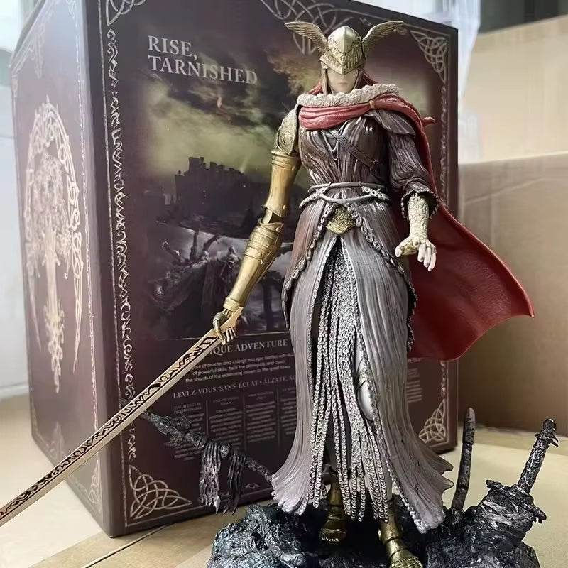 24Cm ELDEN RING Figure Malenia Blade of Miquella Anime Figure Valkyrie Figurine Model Pvc Statue Doll Collection Decoration Toys