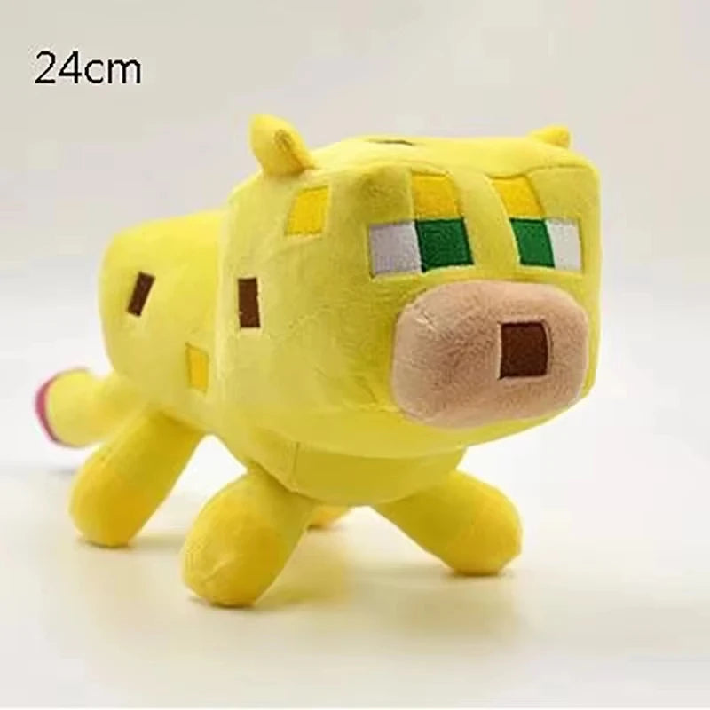 Gray Spider Plush Stuffed Toys Game MC Spider Enderman Wolf Baby Pig Ocelo Figure Plush Soft Animals Doll Birthday Gift Toy