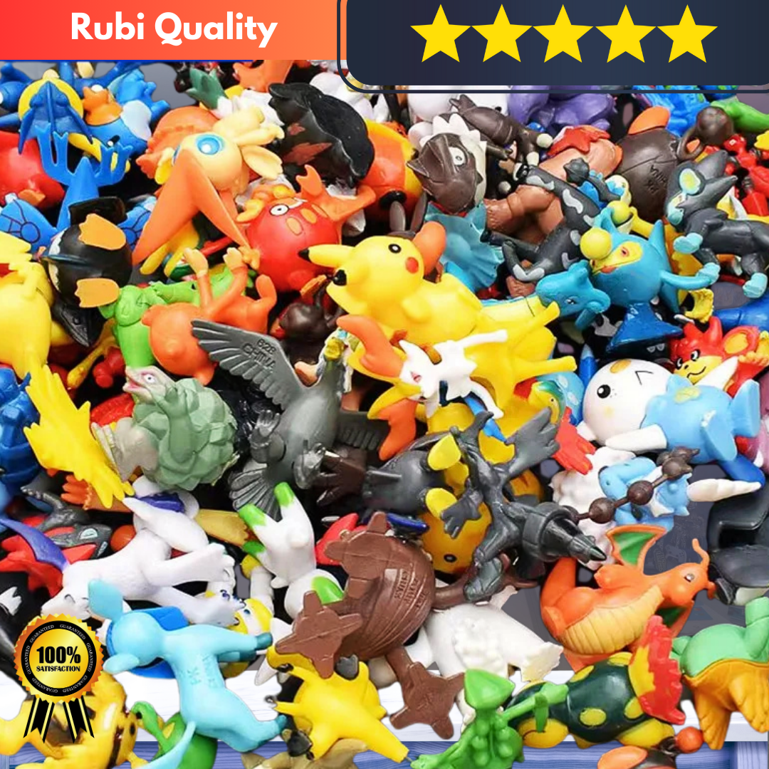 144 Style Pokemon Figure Toys Anime Pikachu Action Figure Model Ornamental Decoration Collect Toys for Children'S Christmas Gift
