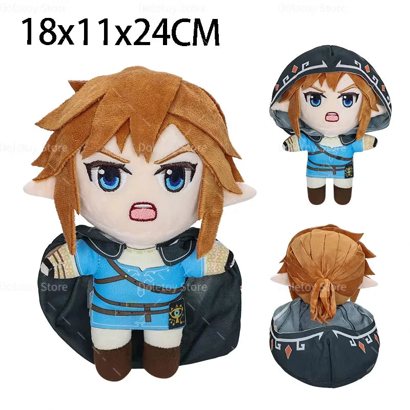 Game Plush the Legend of Zelda Link Boy Goblin Soft Stuffed Toys 21-27 Cm Peripherals Collection Kids Adult Fan Gift