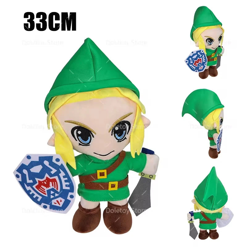 Game Plush the Legend of Zelda Link Boy Goblin Soft Stuffed Toys 21-27 Cm Peripherals Collection Kids Adult Fan Gift