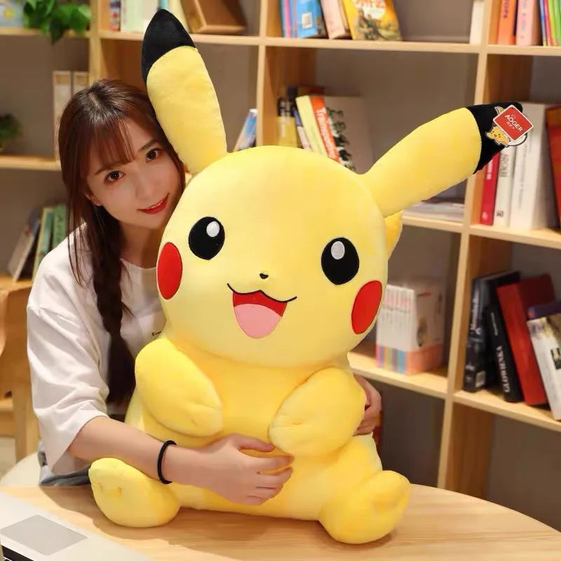 25Cm Pokemon Pikachu Plush Toys Kawaii Japan Anime Elf Plush Doll Soft Stuffed Cartoon Pikachu Doll Birthday Gift for Kids Girls
