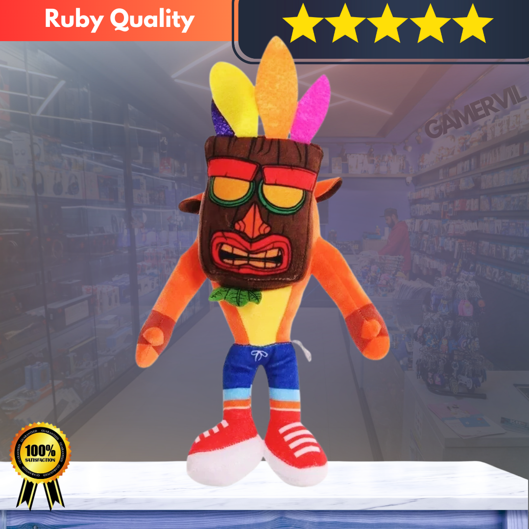 26Cm Crash Bandicoot Plush Stuffed Toys Crazy Trilogy Series Anime Figure Dolls Kawaii Children'S Birthday Christmas Gifts Decor