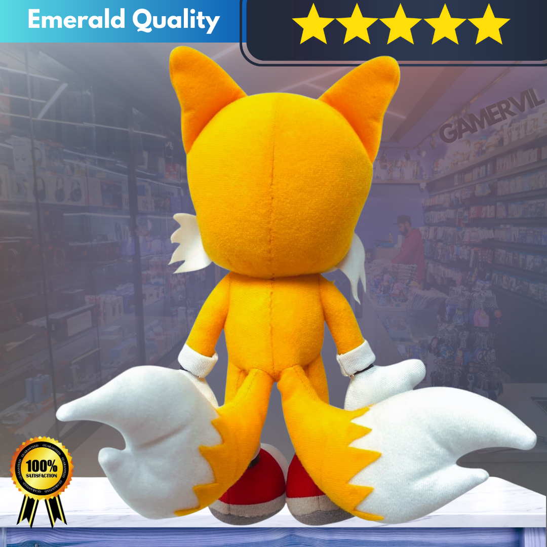 30CM !! High Quality Sonic Plush Toy Sonic Knuckles Tails Cute Cartoon Soft Stuffed Doll Birthday Gift for Children