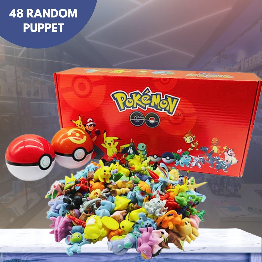 144 Style Pokemon Figure Toys Anime Pikachu Action Figure Model Ornamental Decoration Collect Toys for Children'S Christmas Gift