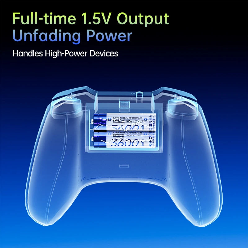 NOHON 1.5V Li-Ion Rechargeable AA Lithium-Ion Batteries 3600Mwh High Capacity AAA Battery for Remote Control Electric Toys Mouse