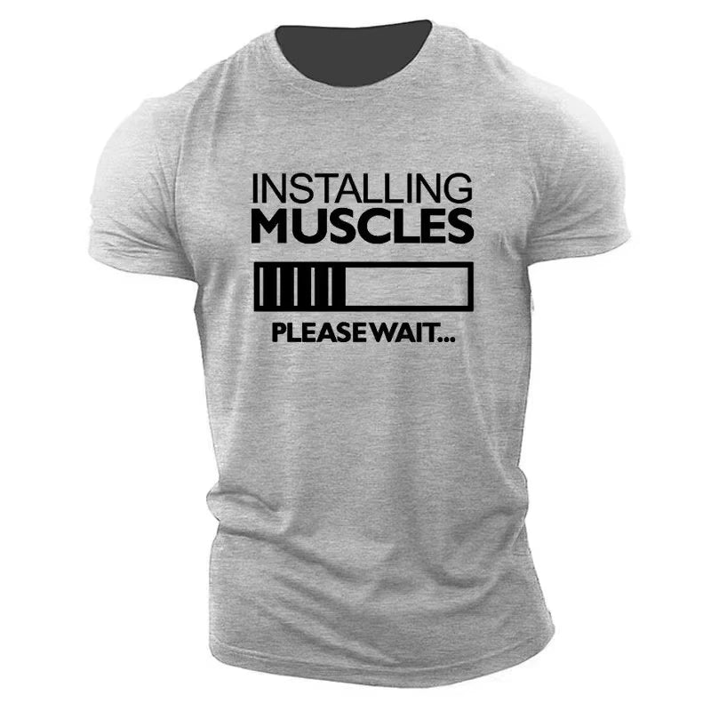 Europe and the United States GYM Superman Hip Hop Sports Fitness Casual Summer Loose Men'S T-Shirt Shirt Girls T-Shirt Lovers