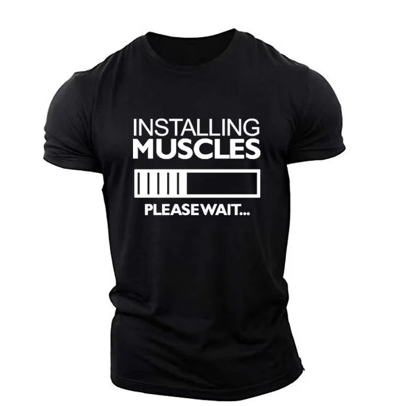 Europe and the United States GYM Superman Hip Hop Sports Fitness Casual Summer Loose Men'S T-Shirt Shirt Girls T-Shirt Lovers