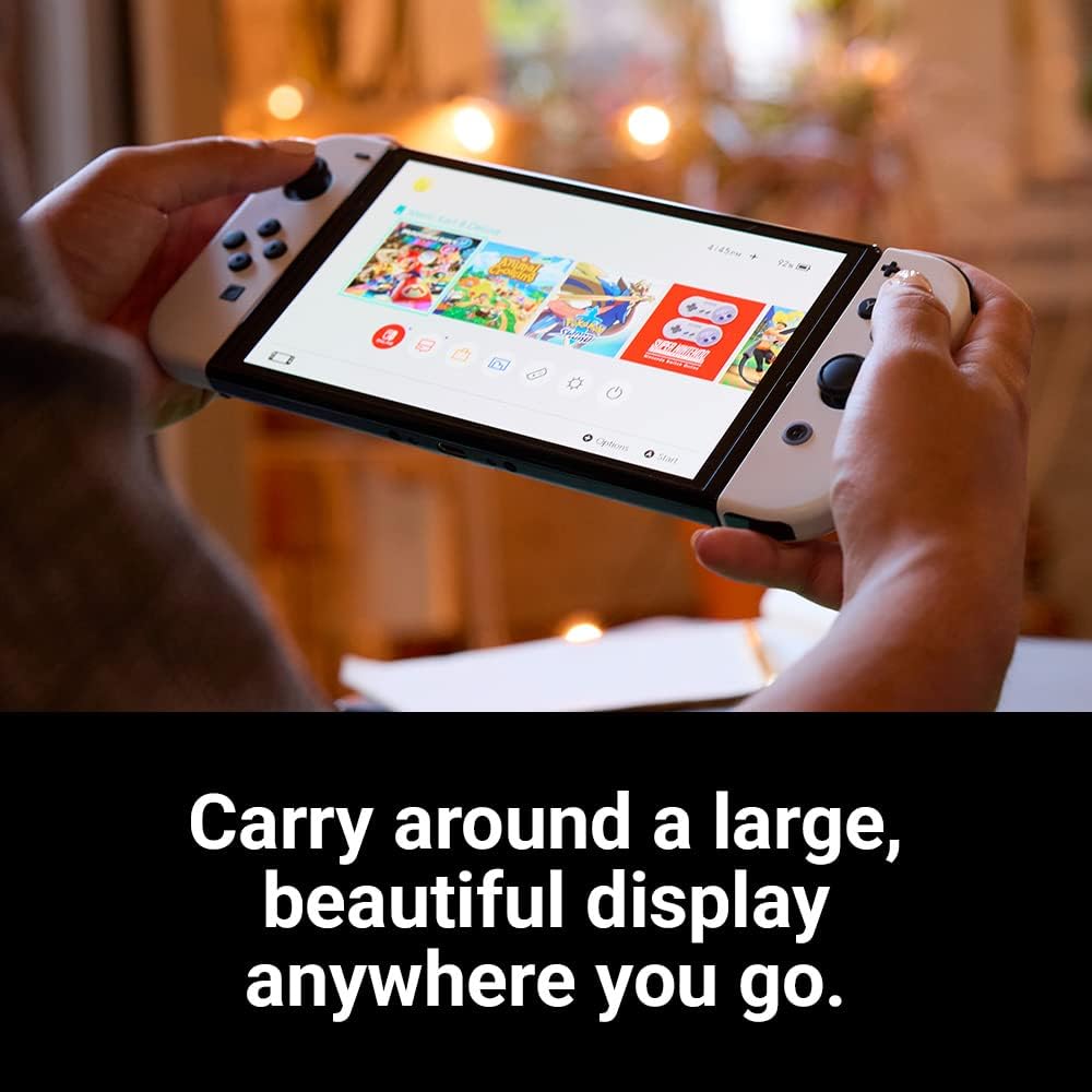 Switch (OLED Model) - Neon Blue/Neon Red