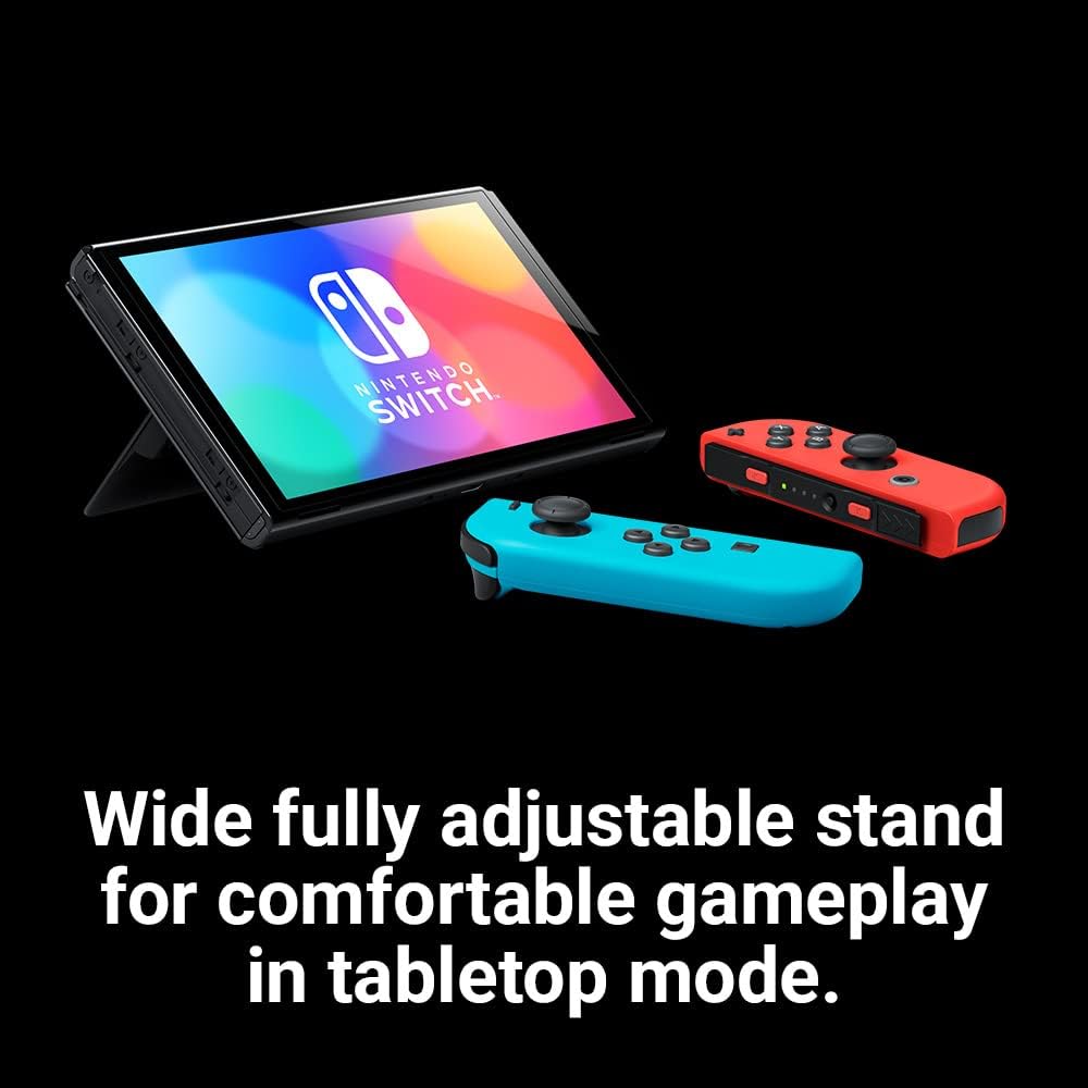 Switch (OLED Model) - Neon Blue/Neon Red
