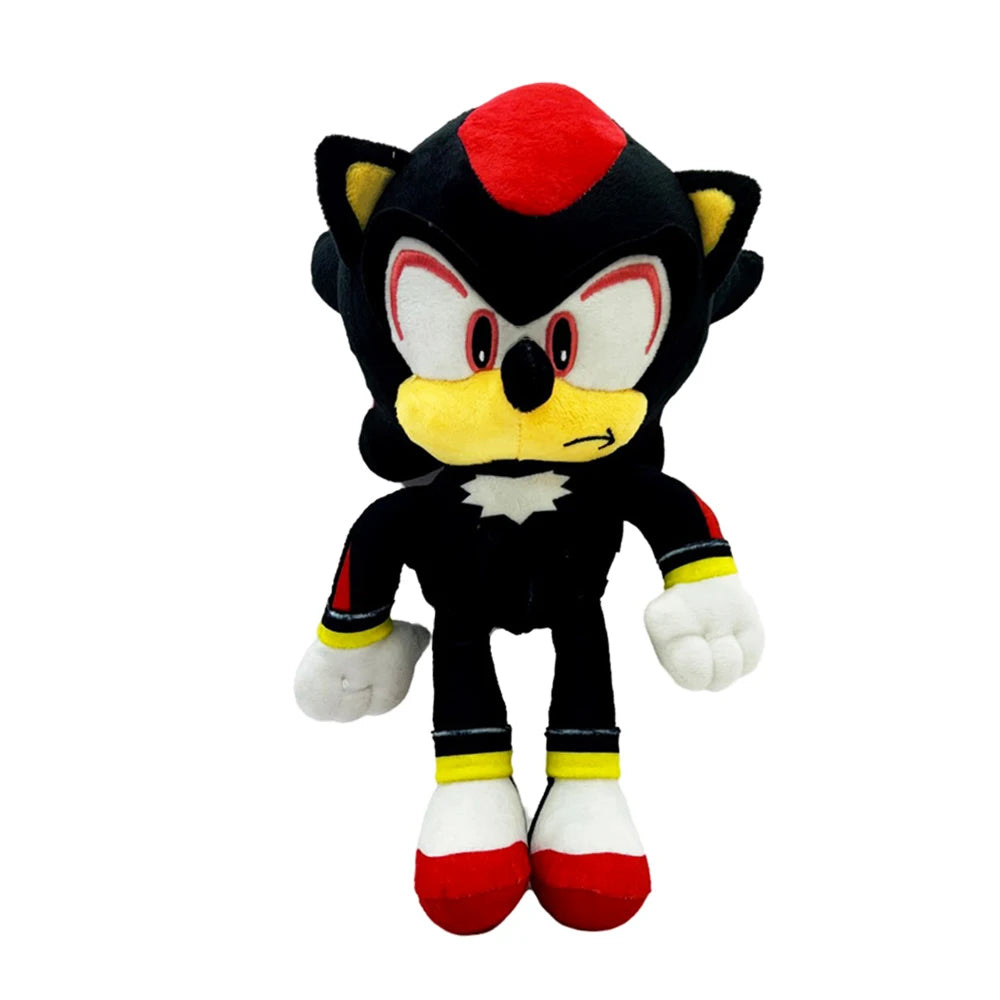 30CM !! High Quality Sonic Plush Toy Sonic Knuckles Tails Cute Cartoon Soft Stuffed Doll Birthday Gift for Children