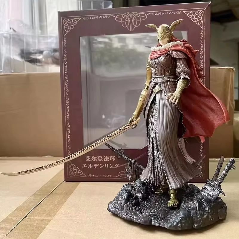 24Cm ELDEN RING Figure Malenia Blade of Miquella Anime Figure Valkyrie Figurine Model Pvc Statue Doll Collection Decoration Toys