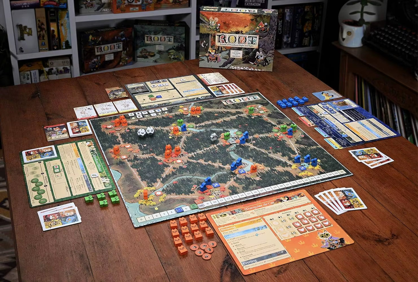 Leder Games Root Card Games the Riverfolk Expansion Board Games Intellectual Development Games Parent-Child Family Party Games