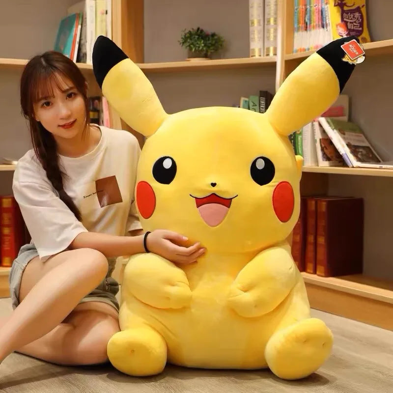 25Cm Pokemon Pikachu Plush Toys Kawaii Japan Anime Elf Plush Doll Soft Stuffed Cartoon Pikachu Doll Birthday Gift for Kids Girls