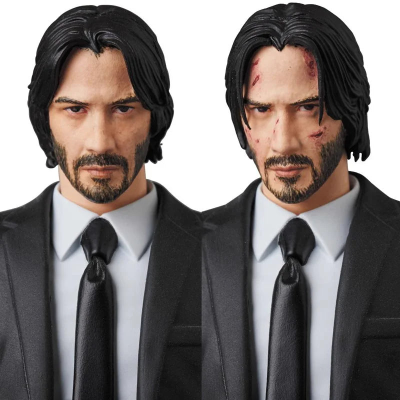 Mafex 085 JOHN WICK Action Figure Collectible Model Articulation Can Be Moved Home Decoration Children'S Birthday Present Toys