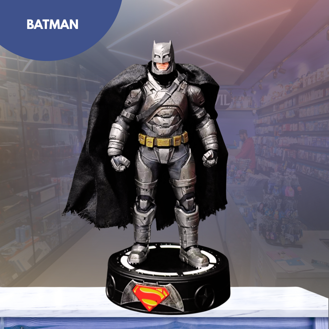 LED Justice League Batman Wonder Women Superman Figure Model Toy Superheroes Figure Action Figure Model Toy Bookshelf Decoration