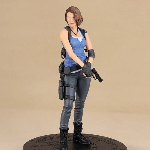 32cm risco biológico re jill valentine pvc figura de ação jogo mal ada wong anime figura modelo brinquedos decoração boneca presentes aniversário