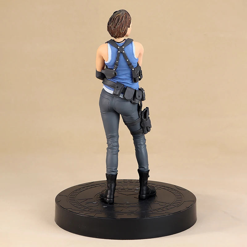 32cm risco biológico re jill valentine pvc figura de ação jogo mal ada wong anime figura modelo brinquedos decoração boneca presentes aniversário