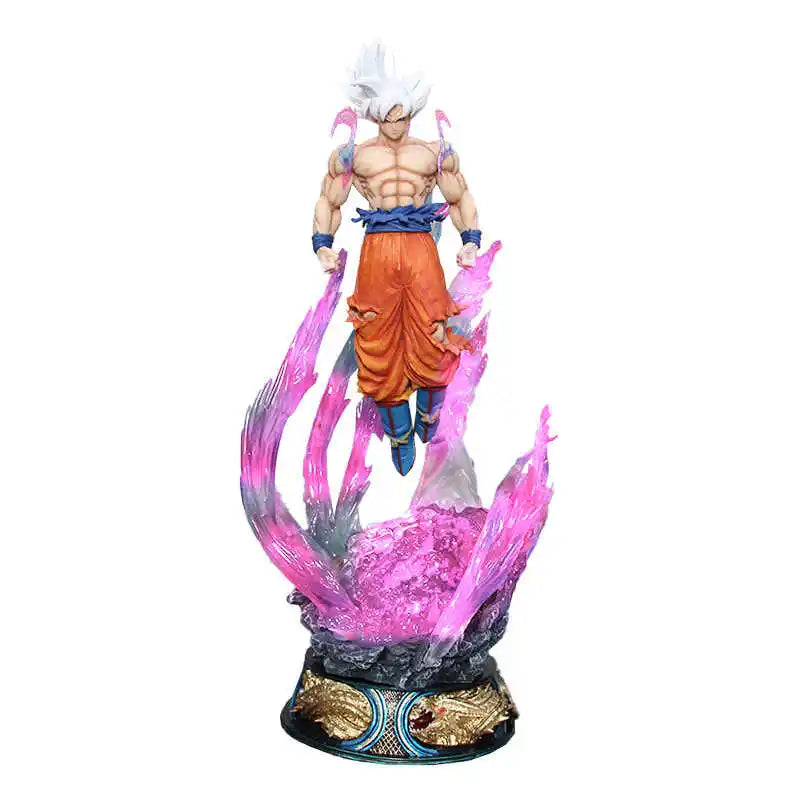 Dragon Ball Anime Figure 25Cm Son Goku Ultra Instinct Super Saiyan Figurine Statue Pvc Statue Model Ornament Collection Gift Toy