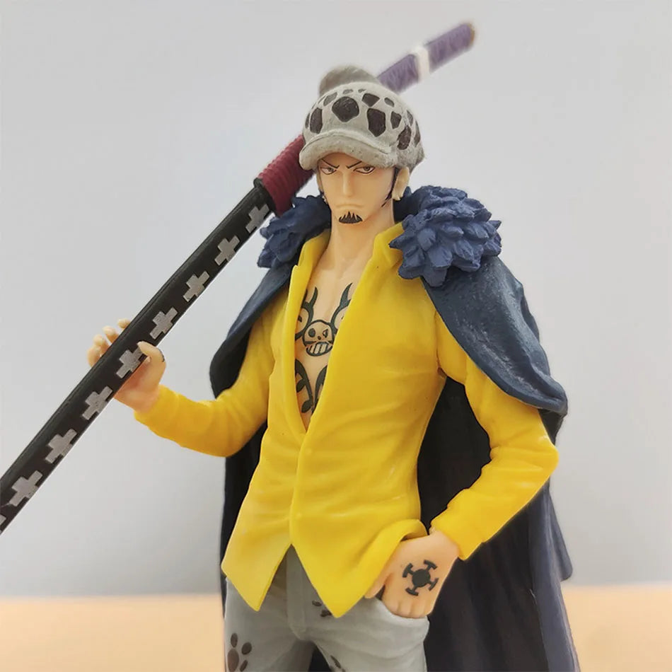 One Piece Anime Action Figure, GK Roronoa Zoro, Três Lâminas, Manga Sa-maximum, Estátua, Modelo de Coleção, Brinquedo, Quente, 10cm