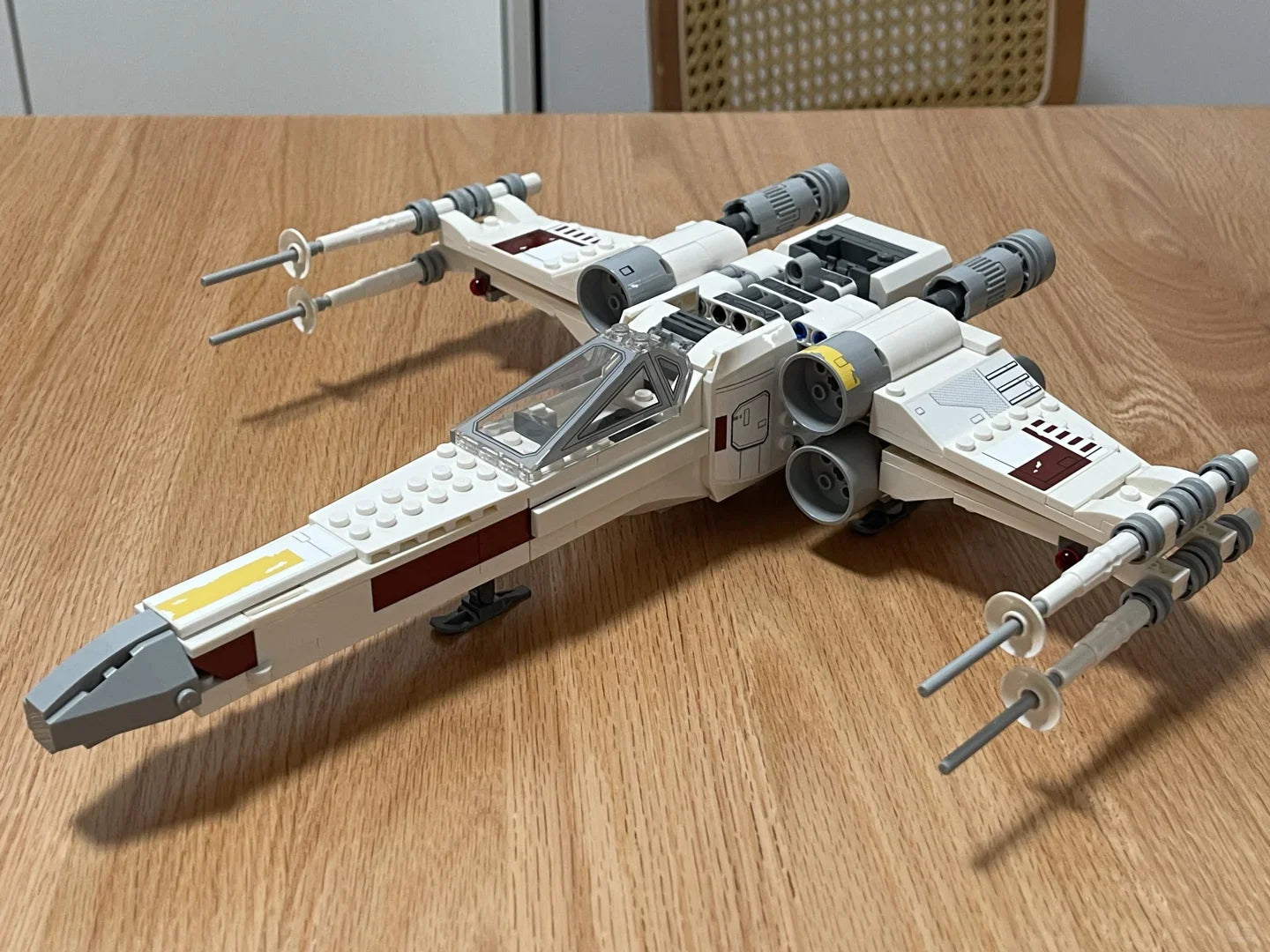 2025 New MOC Spaceship X-Wing Model Display Blocks for Boys' Festival Gifts