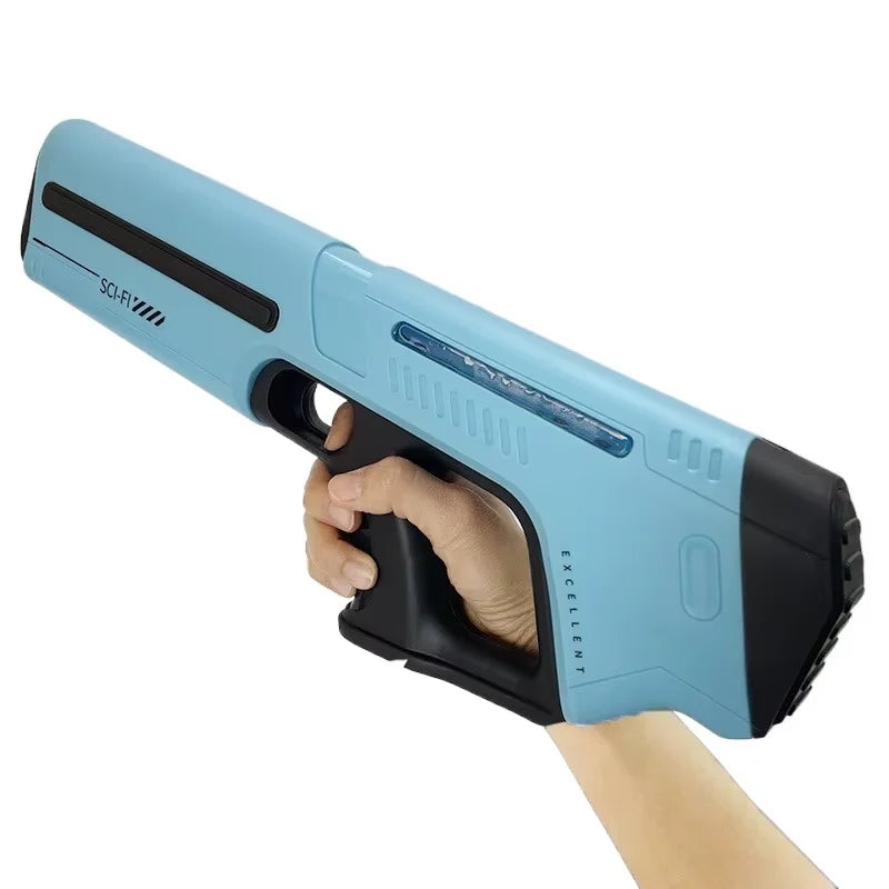 2025 New Automatic Water Absorbing Electric Water Gun Outdoor Beach Swimming Pool Entertainment Adults and Boy Kid Water Gun Toy