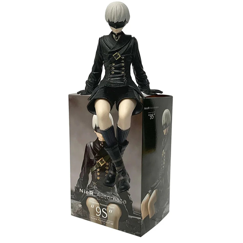 15Cm Anime Original SEGA Nier:Automata Ver1.1A 2B Yorha No. 2 Type B Premium Chokonose Figure PVC Model Collectible Toys