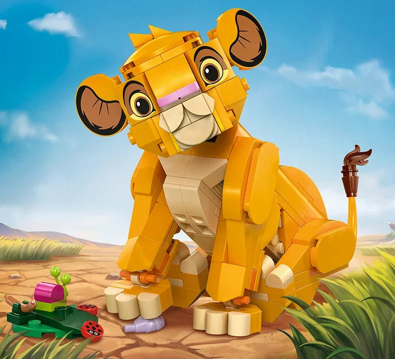 LEGO June new product Disney Animation 43243 Little Lion King Simba building block toys for boys and girls