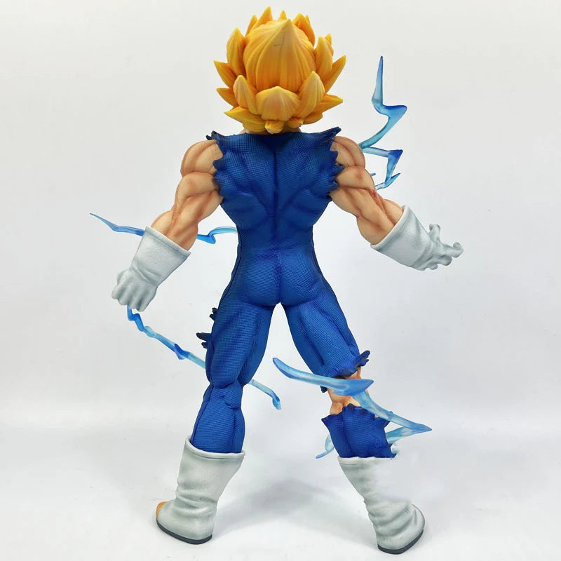 Hot 27Cm Dragon Ball Z Majin Vegeta Anime Figure Self-Destruct Super Saiyan Action Figures Pvc Statue Figurine Model Toys Gift