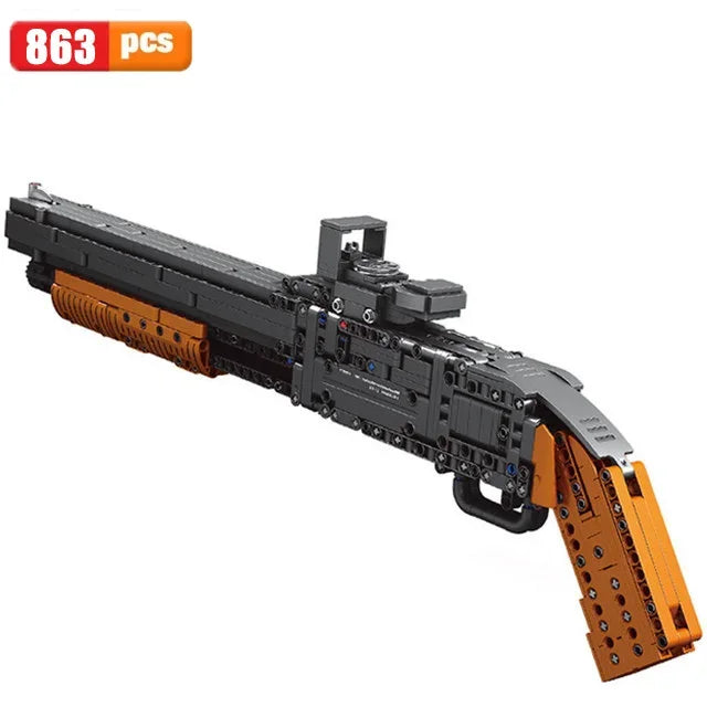 MOC Military AK47 Assault Rifle Gun Model Building Blocks Creative Ideas M24 Sniper Rifle Bricks Toys For Kids Christmas Gifts