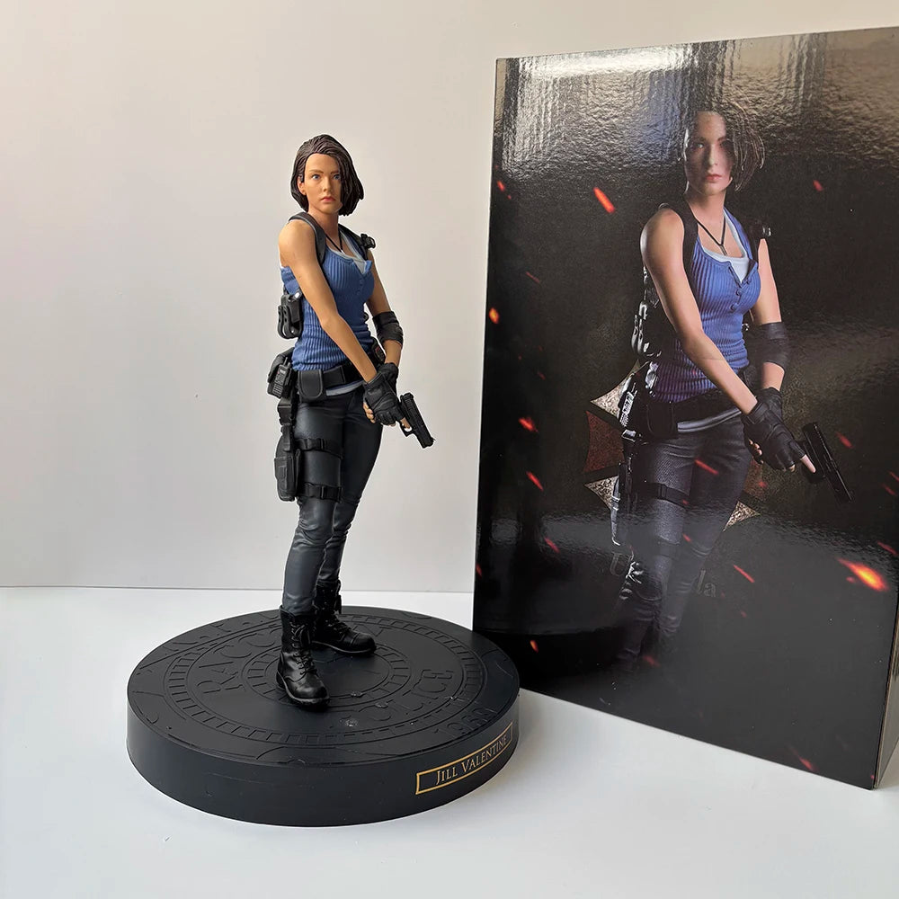 Resident Evil Leon S. Kennedy Couro Leon Anime Figura Meninos Coleção Figuras de Ação Boneca Decoração de Mesa Estátua de PVC Brinquedos Presente