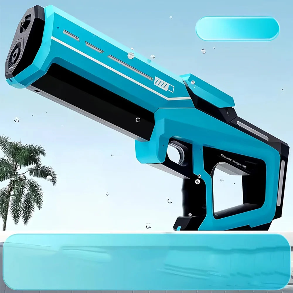 2025 New Automatic Water Absorbing Electric Water Gun Outdoor Beach Swimming Pool Entertainment Adults and Boy Kid Water Gun Toy