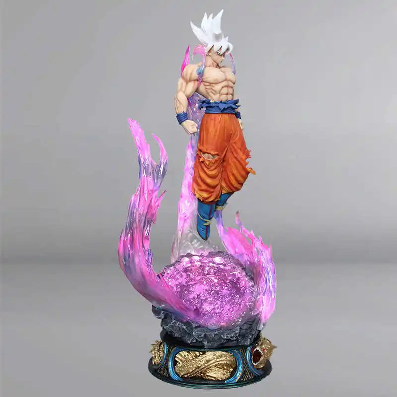 Dragon Ball Anime Figure 25Cm Son Goku Ultra Instinct Super Saiyan Figurine Statue Pvc Statue Model Ornament Collection Gift Toy