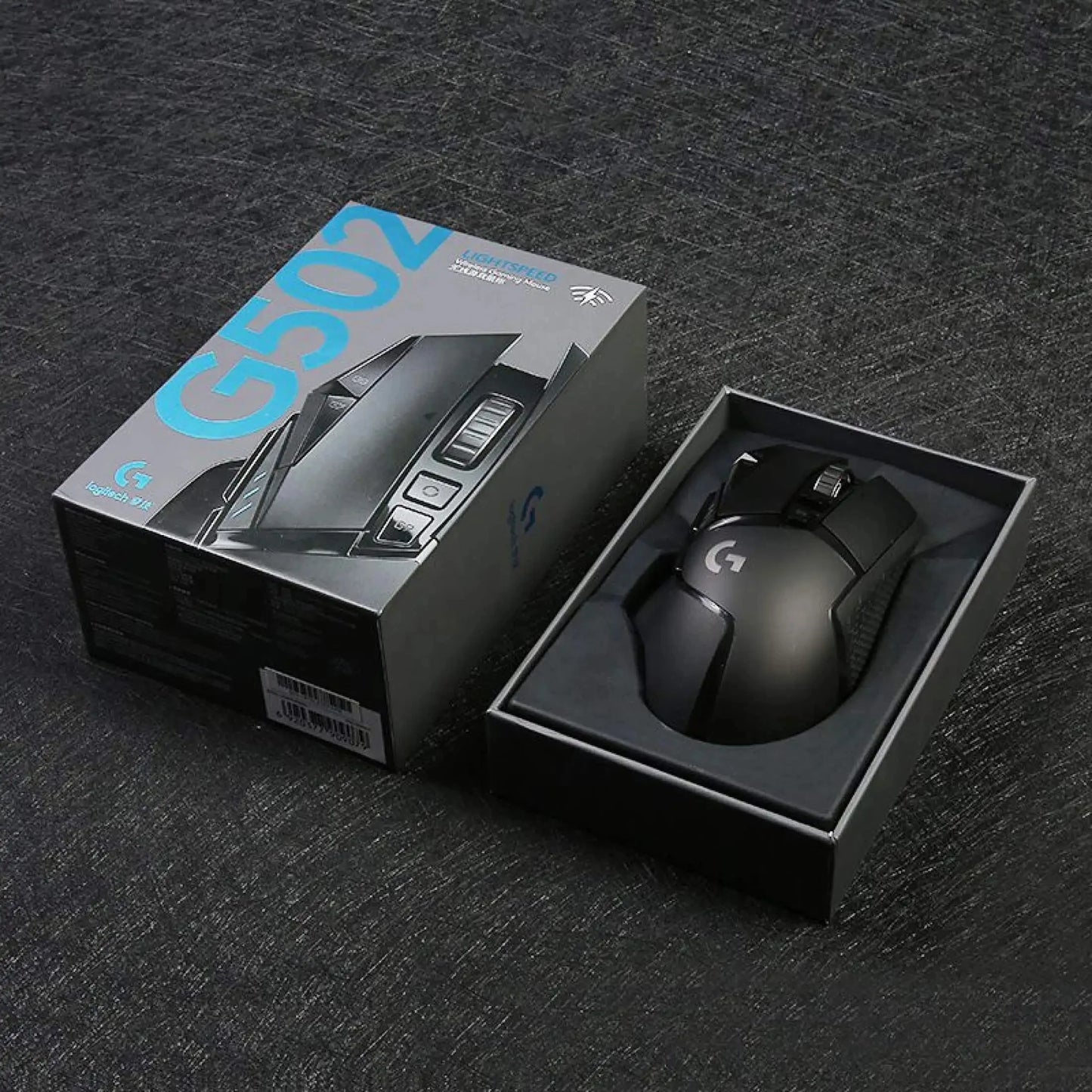 Logitech g502 hero lightpeed mouse para jogos com fio/sem fio 2.4ghz hero 25600dpi rgb adequado para jogadores e-sports mouse