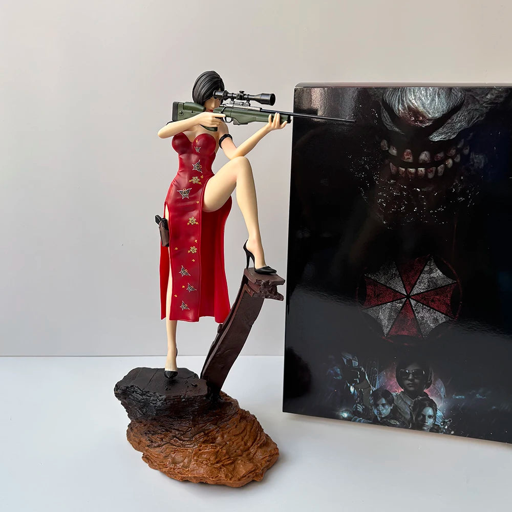 Resident Evil Leon S. Kennedy Couro Leon Anime Figura Meninos Coleção Figuras de Ação Boneca Decoração de Mesa Estátua de PVC Brinquedos Presente