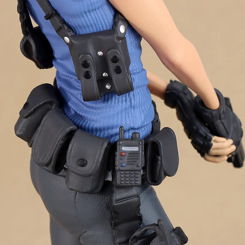 32cm risco biológico re jill valentine pvc figura de ação jogo mal ada wong anime figura modelo brinquedos decoração boneca presentes aniversário