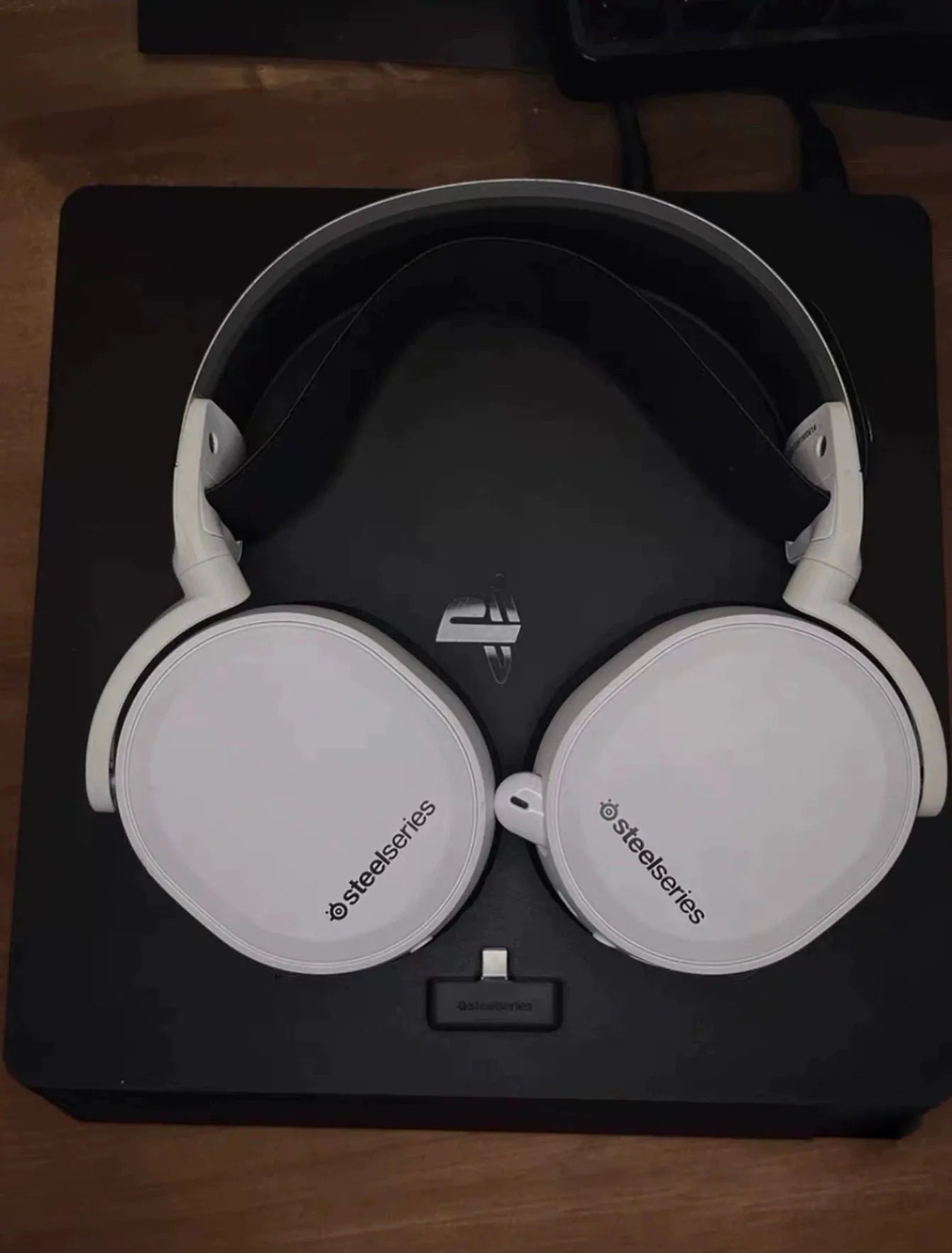 Fone de ouvido para jogos sem fio SteelSeries Arctis 7P com fone de ouvido DTS: X 7.1 Surround