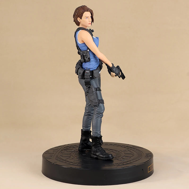 32cm risco biológico re jill valentine pvc figura de ação jogo mal ada wong anime figura modelo brinquedos decoração boneca presentes aniversário