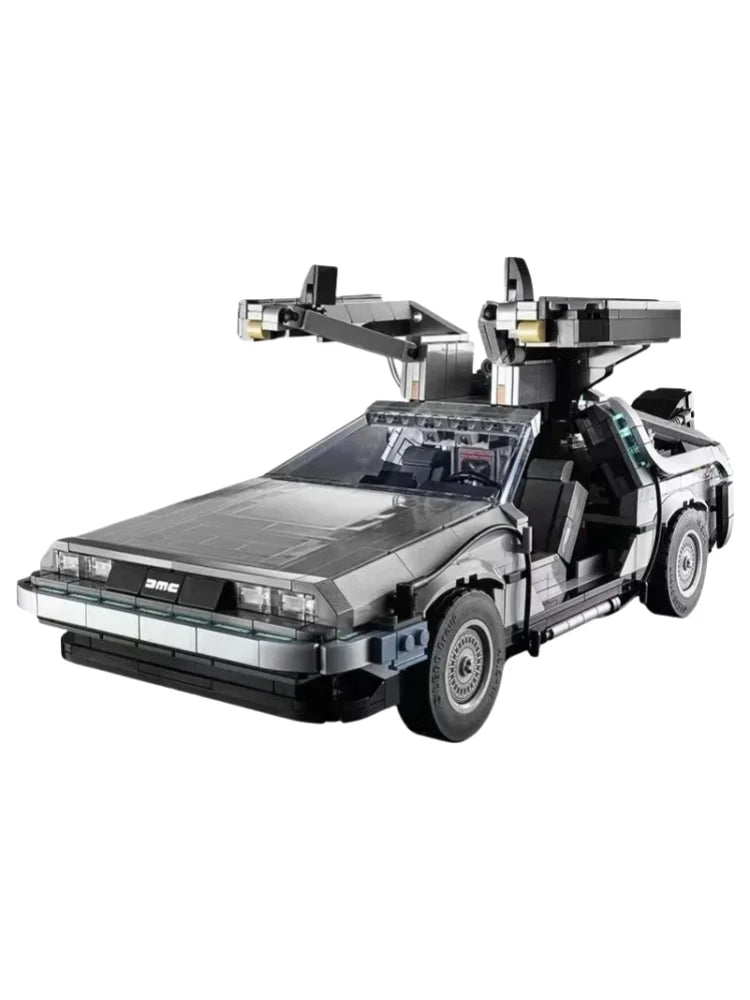 2025 New 1872Pcs Back to the Future Time Machine Building Blocks Technical Car Bricks Construct Birthday Toys Gifts For Kid Boys