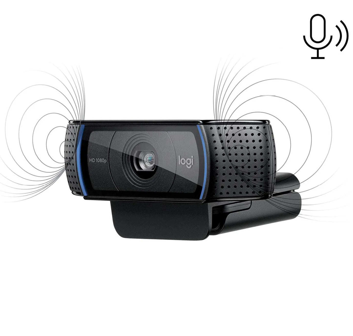 Logitech c920e hd pro webcam widescreen vídeo chat gravação usb inteligente 1080p câmera web para computador c920 atualização versão cmos