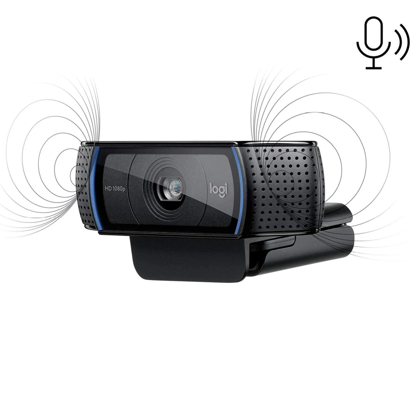 Logitech c920e hd pro webcam widescreen vídeo chat gravação usb inteligente 1080p câmera web para computador c920 atualização versão cmos