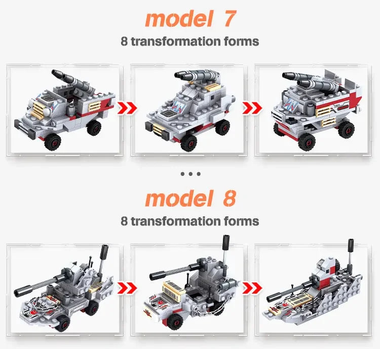 Navy War Chariot Ship Army Boat Plane Model Warships Building Blocks Compatible With Lego Construction Set for Boys Bricks Toys