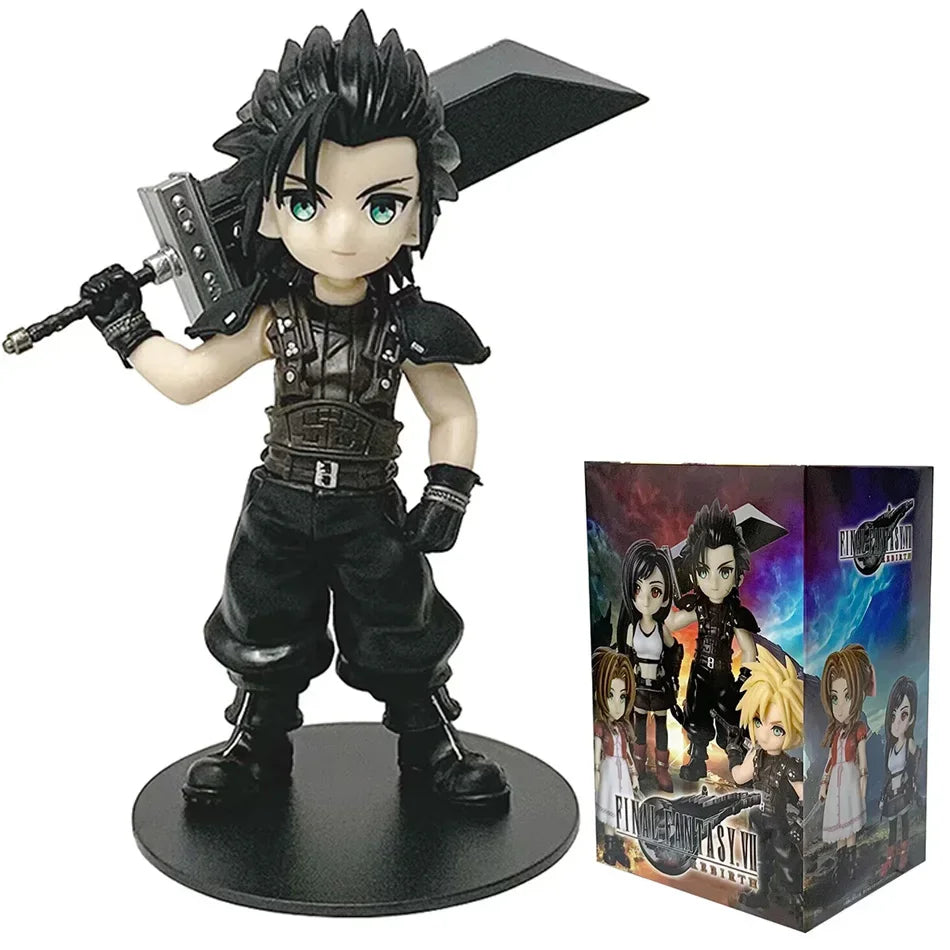 Final Fantasy VII Rebirth Tifa Lockhart Aerith Cloud Zack q-version PVC Action Figures Model Anime Cartoon Model Toy Gift