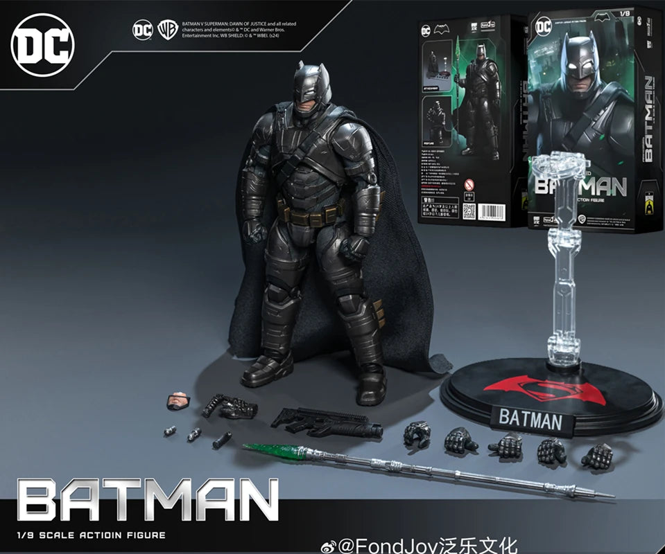 Original Batman Ben 1/9 the Batman Robert Pattinson DC Justice League Wayne Superman Action Figures Toys for Kids Gift