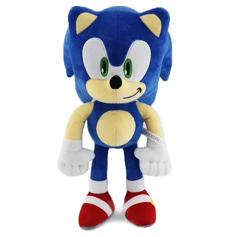 30CM !! High Quality Sonic Plush Toy Sonic Knuckles Tails Cute Cartoon Soft Stuffed Doll Birthday Gift for Children