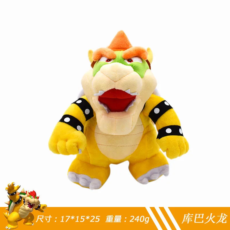 Super Mario Bros Plush Doll Mario Luigi Yoshi Peach Bowser JR Mushroom Peluche Dolls Koopa Troopa Backpack Anime Cartoon Plushie