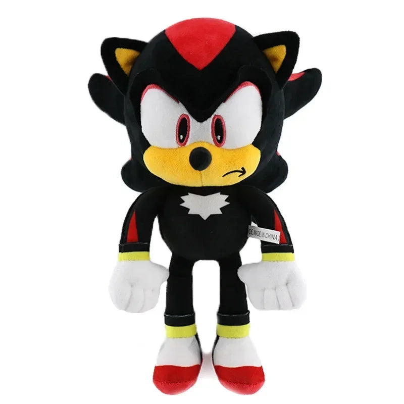 30CM !! High Quality Sonic Plush Toy Sonic Knuckles Tails Cute Cartoon Soft Stuffed Doll Birthday Gift for Children