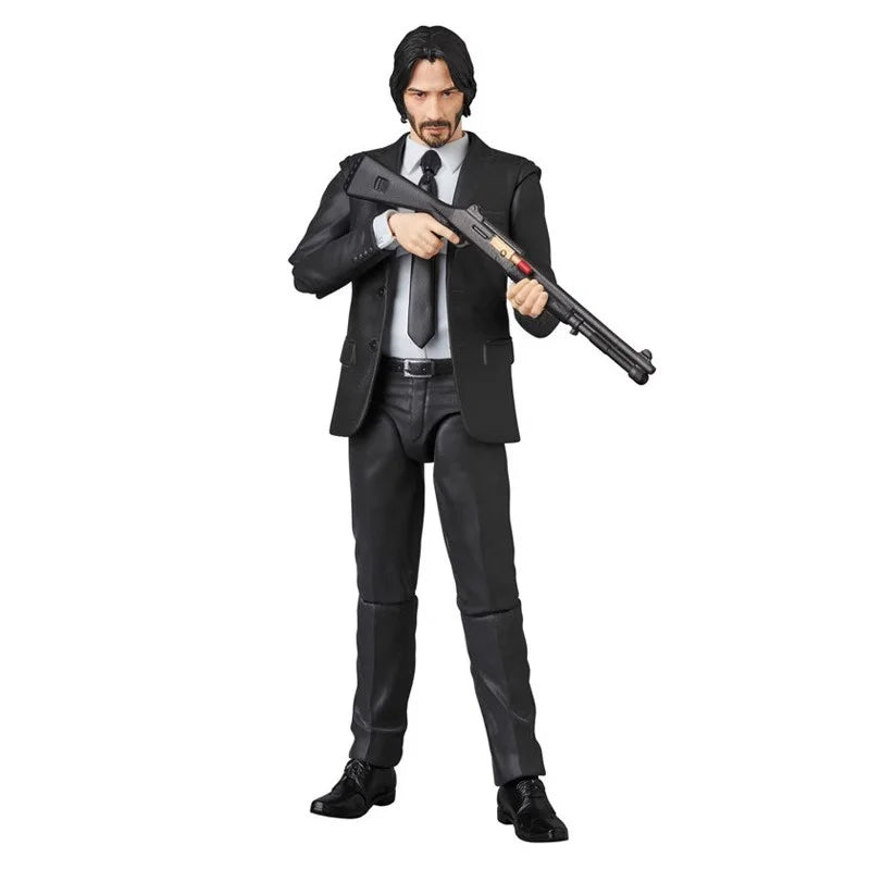 Mafex 085 JOHN WICK Action Figure Collectible Model Articulation Can Be Moved Home Decoration Children'S Birthday Present Toys
