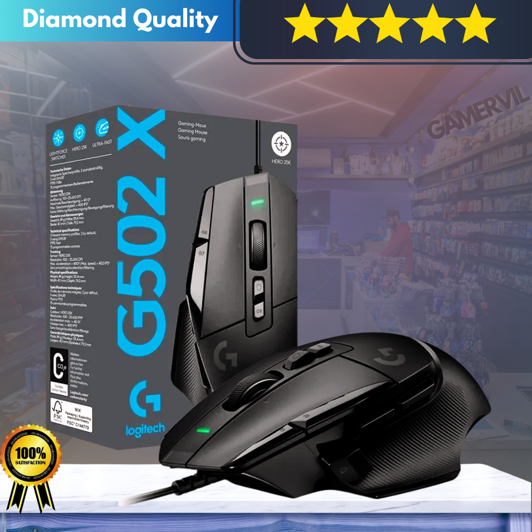 Logitech G502 X Advanced Optical-Mechanical Gaming Mouse