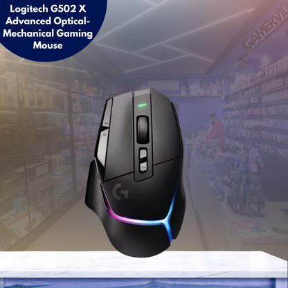 Logitech G502 X Advanced Optical-Mechanical Gaming Mouse